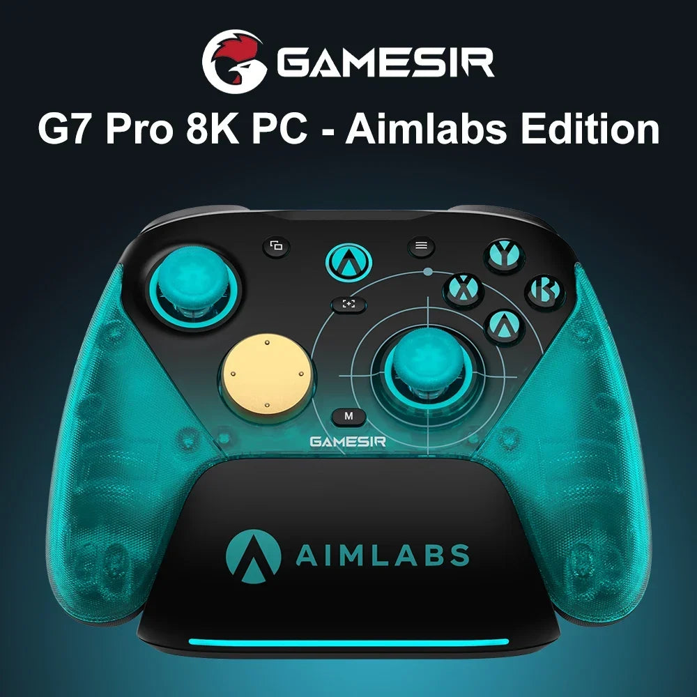 GameSir G7 Pro 8k PC Aimlabs Edition Wireless Controller for FPS Esport Gaming with Motion Control Hall Trigger TMR Strick Gen-2