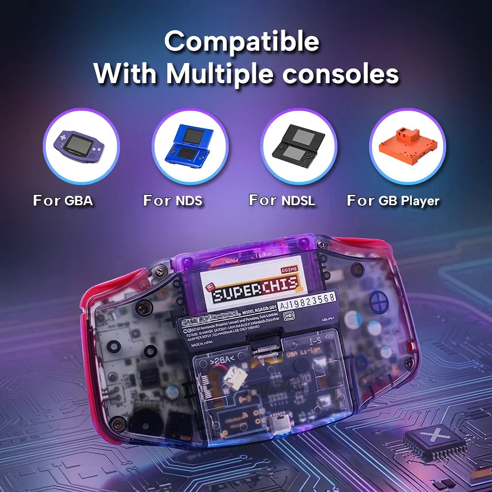 GBA SuperChis Prime Game Reader Cart for NDS/NDSL/GB Player