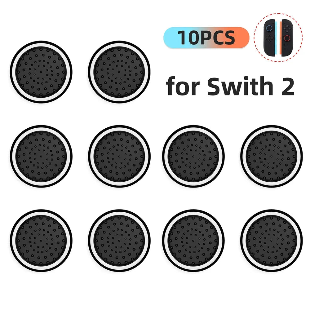 10PCS ThumbSticks Grips Caps for Nintendo Switch 2 JoyCon 2 Silicone Luminous Joystick Caps Thumb Stick Cover Accessory Parts