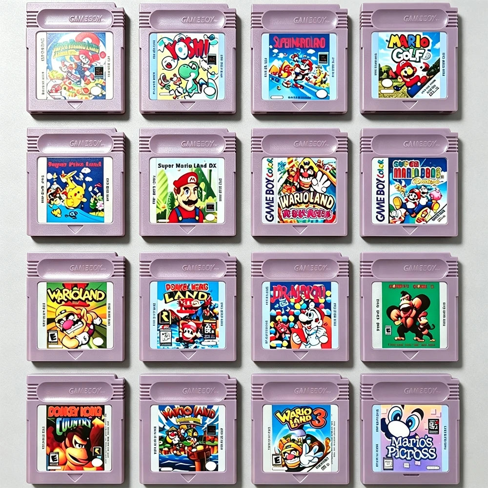 USA Version GBC 16 Bit Retro Game Cartridge & Game Card Mario Series Wario Land Donkey Kong Yoshi For Game Boy Color GBA Console