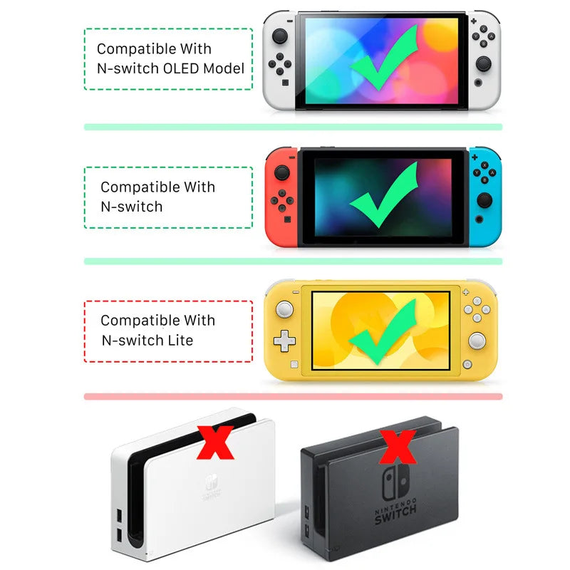 USB-C Charger for Switch OLED/Lite/Switch 2 5V 2.4A