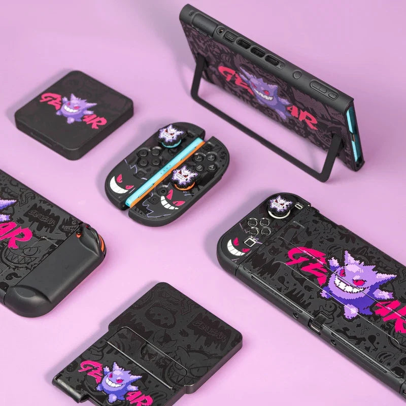 Gengar Case for Nintendo Switch OLED, Dockable Hard Shell