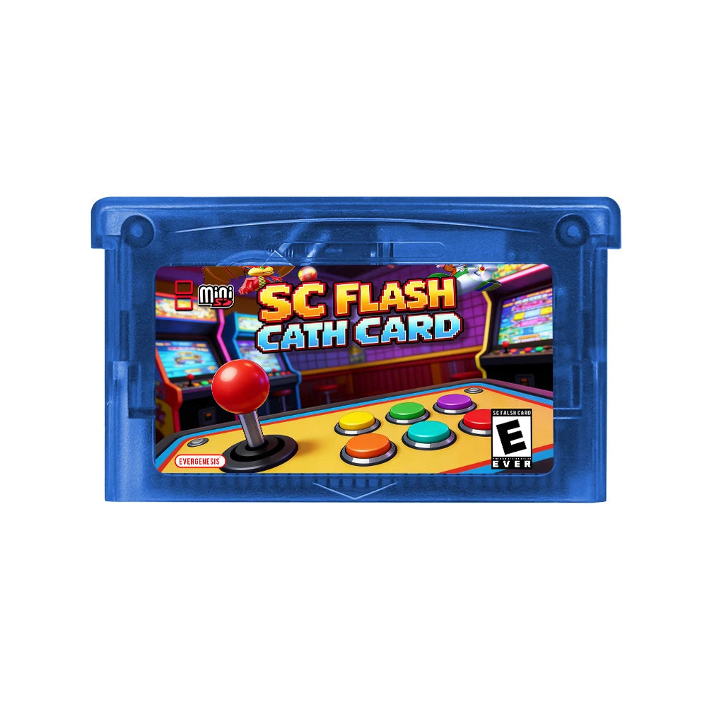 New 5000 in 1 SCFW V2.0 Mini SC Flash Card with 8G TF Card & Adapter for GBA GBC GB NES NDS Game Card Game Console Accessories
