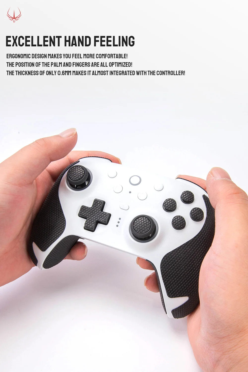 HOTLINE GAMES 2.0Plus Controller Grip Tape Compatible With 8BitDo Ultimate 2 Wireless Gaming Handle, Non-Slip, Moisture Wicking