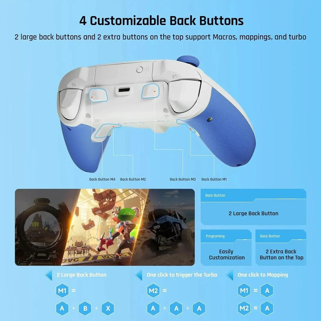 BIGBIG WON Rainbow2 SE/PRO Wireless Gamepad, Hall Effect
