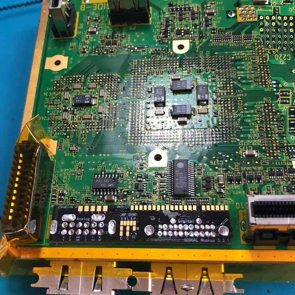 GCDual 5.3.1 HDMI Video Mod Kit for GameCube DOL-001 GCVideo Digital Audio RGBS RGBHV RGsB YPbPr Output Professional Install
