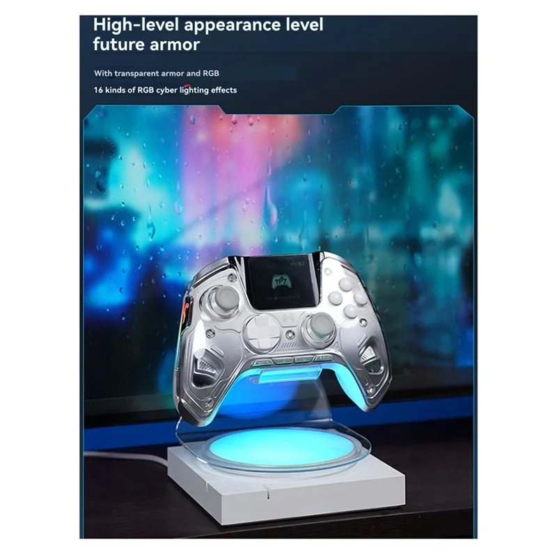 V2 Smart Wireless Bluetooth Gamepad with 2-Inch Screen, Switch/PC