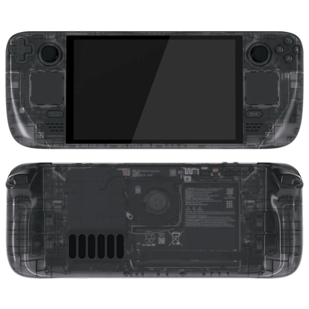 eXtremeRate Steam Deck Clear DIY Shell, LCD or OLED