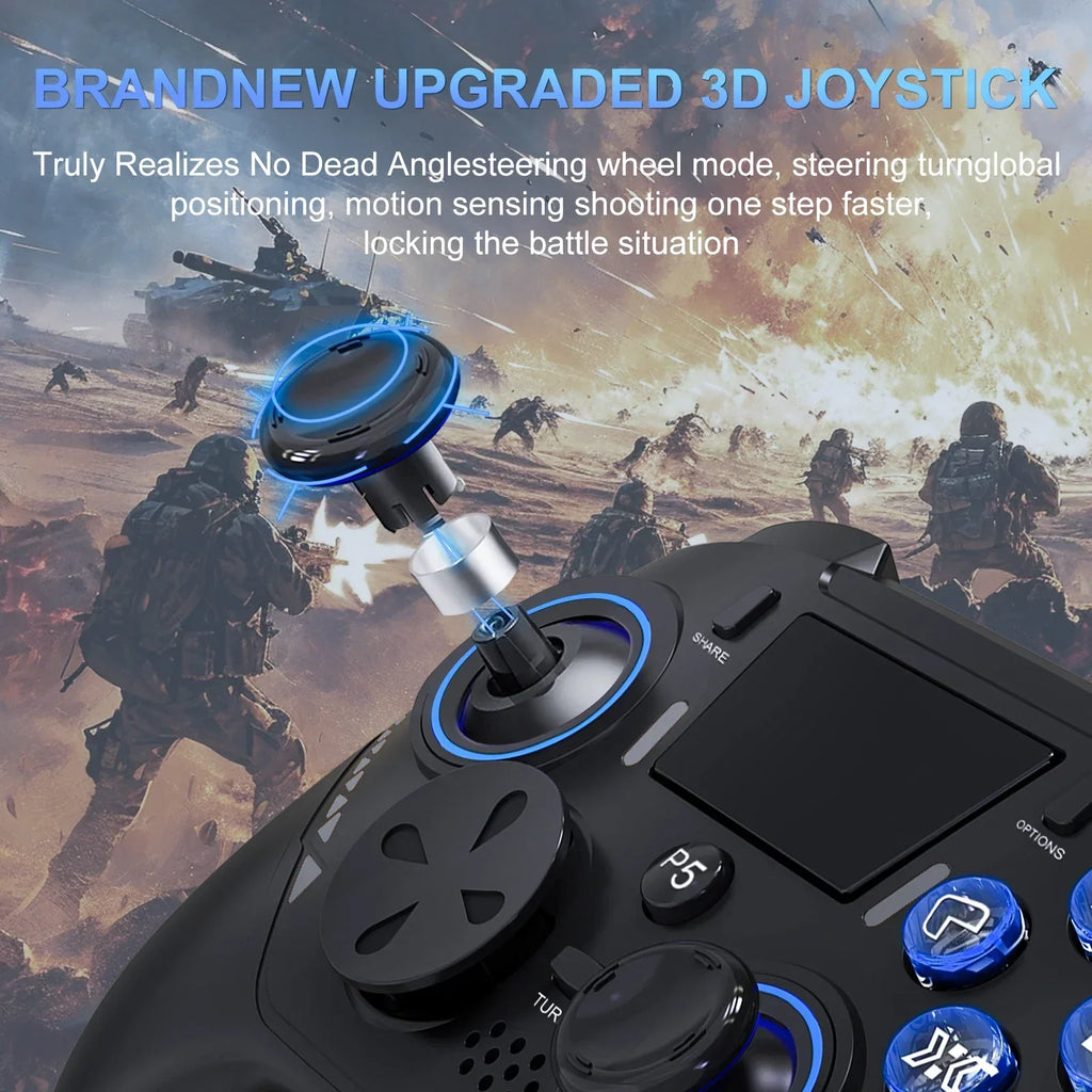 GAMINJA P516F Wired Controller for PS5 PC Android, Hall Stick