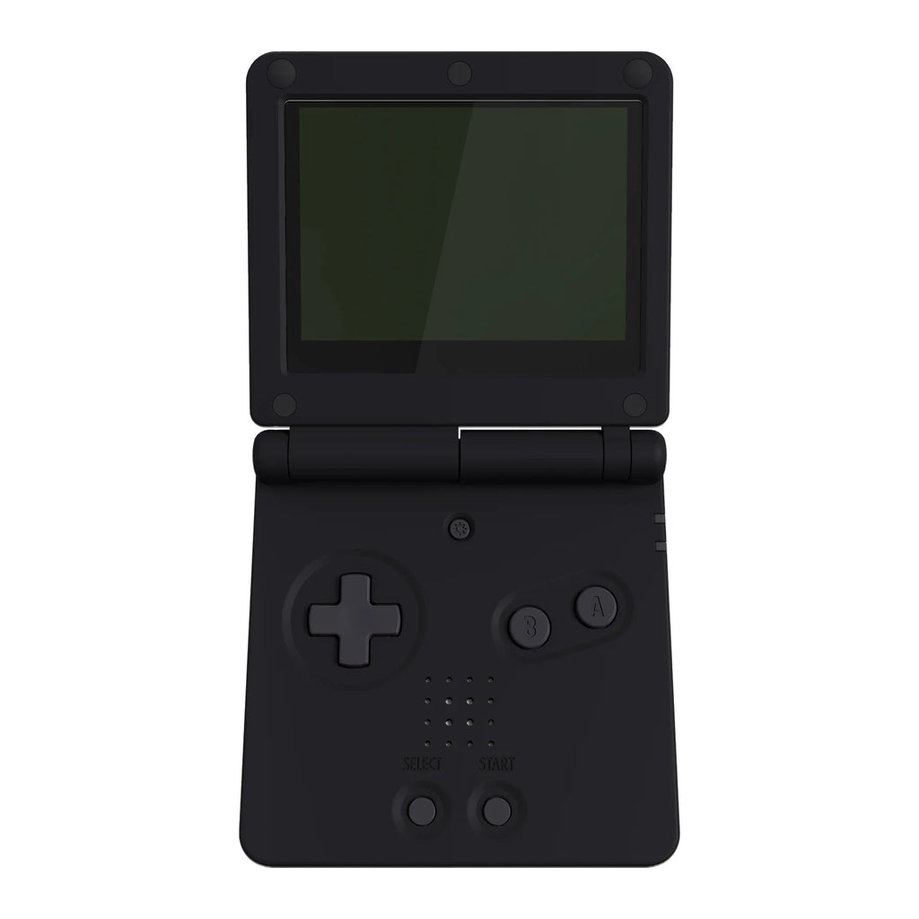 eXtremeRate Black Replacement Housing Shell for Gameboy Advance SP (GBA SP)