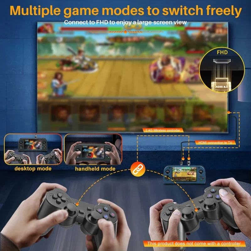 SF3100 Handheld Game Console 4.3-Inch with TV Out, 20000+ Games
