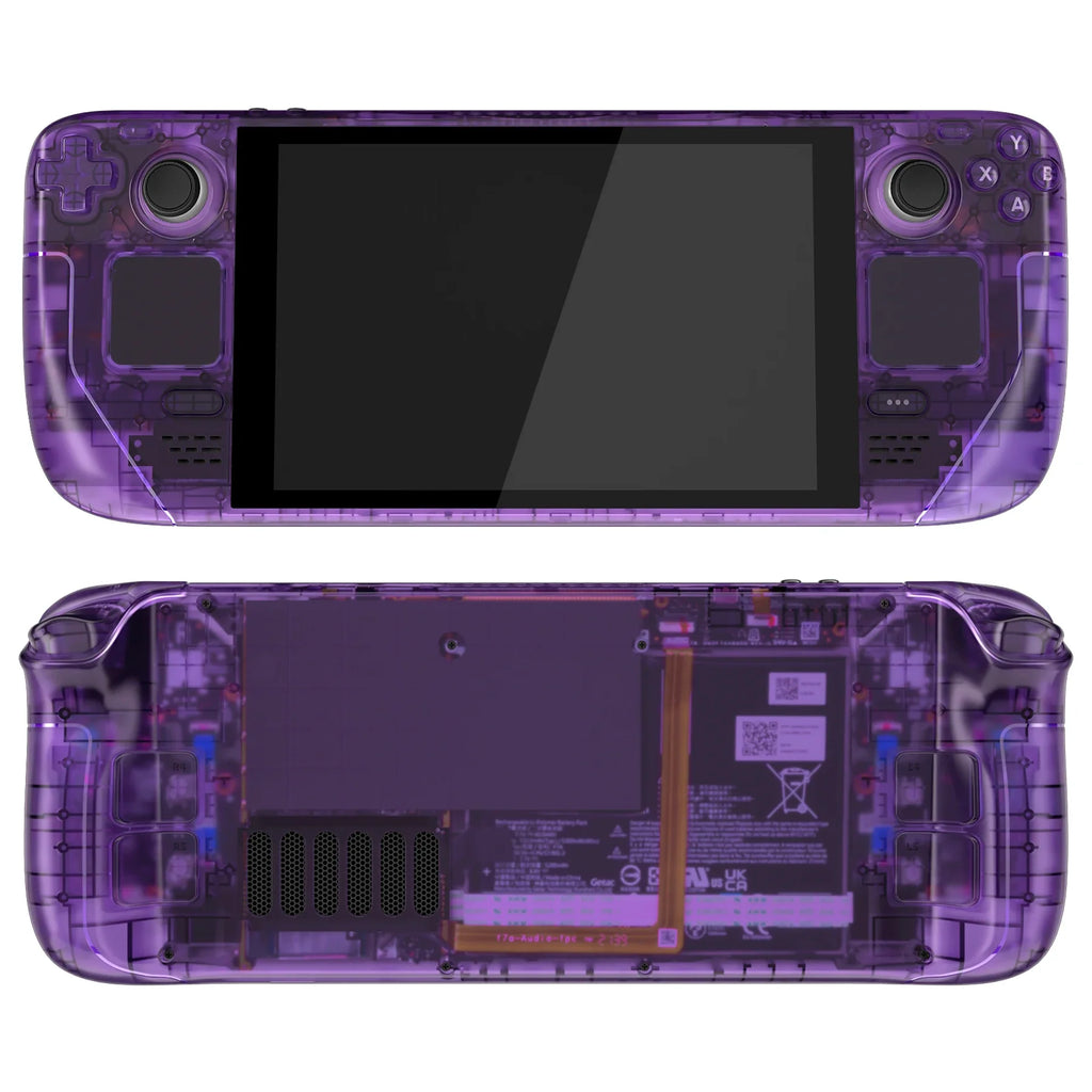 eXtremeRate Steam Deck Clear DIY Shell, LCD or OLED