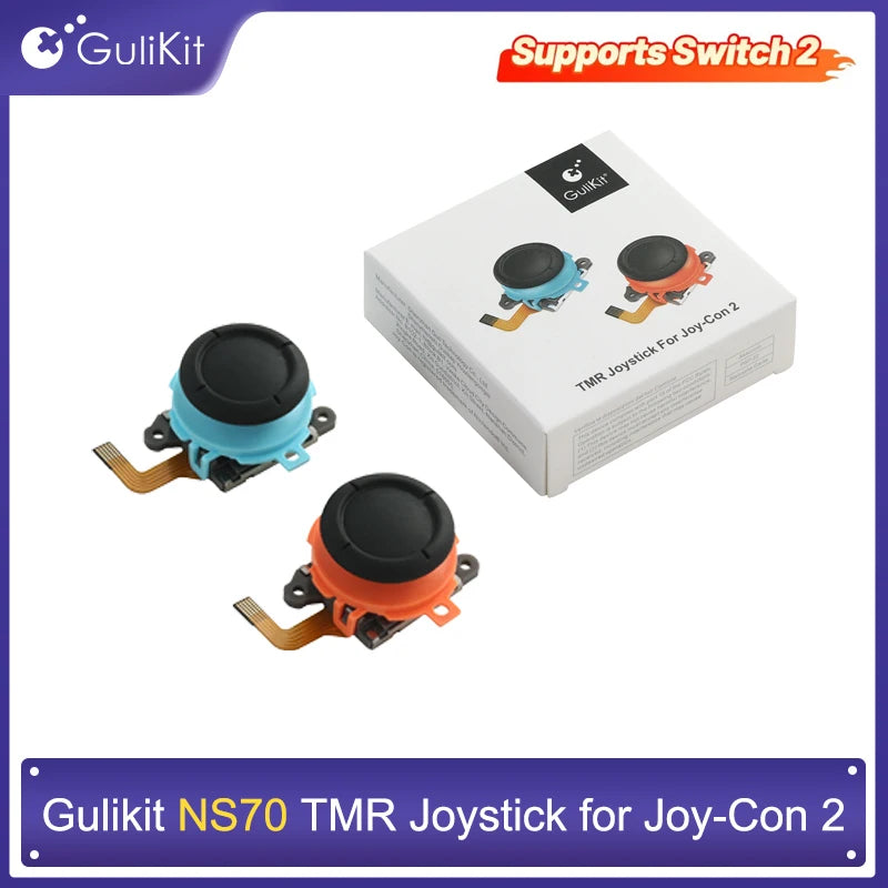 GuliKit TMR Joystick for JoyCon 2 No Drifting Stick for Nintendo Switch 2 Model Game Console Repair Replacement