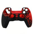 Silicone Skin Case for PS5 Controller, Spider-Man, Thumb Grips