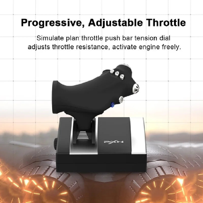 Simulation Game Joystick P X N2119 Pro Adjustable Throttle Game Controller High Precision Control Ergonomic Handle Compatible