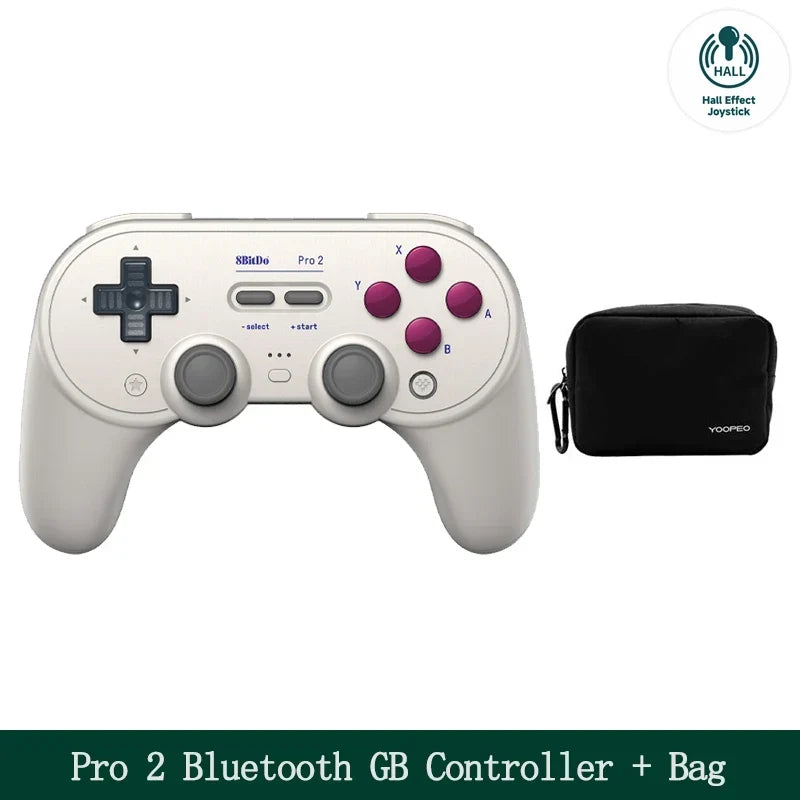8BitDo Pro 2 Bluetooth Gamepad with Hall for Switch, PC, Android