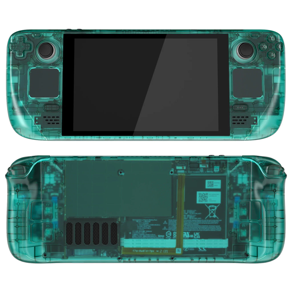 eXtremeRate Steam Deck Clear DIY Shell, LCD or OLED