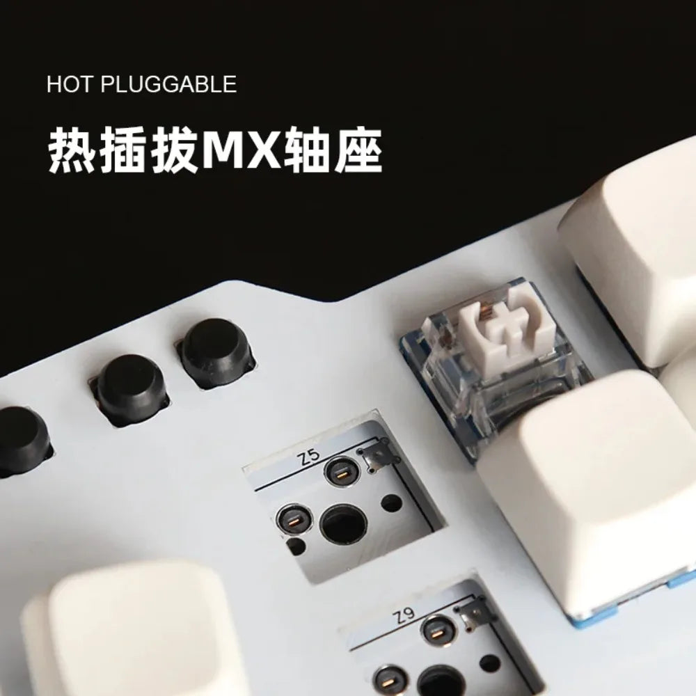 HitBox Mini Keyboard Portable Arcade Joystick Street Fighter Gaming Accessories for PC GP2040-CE Hot Swap Ergonomic Keyboard