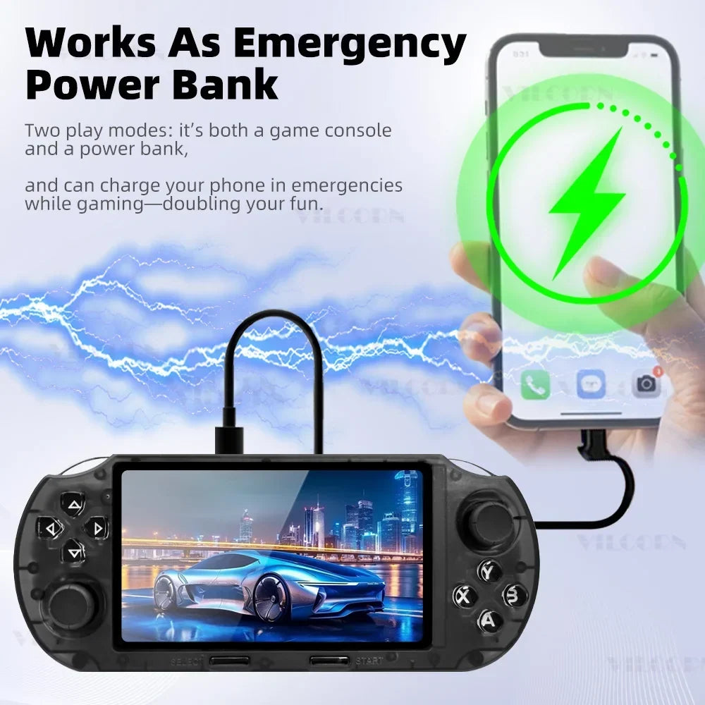 SF3000HD Retro Handheld Game Console 4.5 Inch IPS TV Output