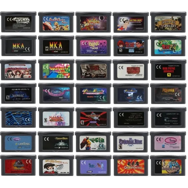 GBA Game Cartridge, Lady Sia, Lufia, Metal Slug and More