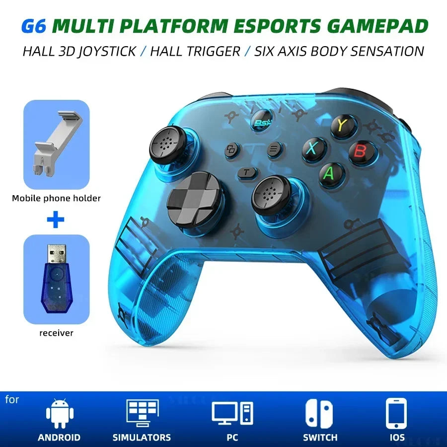 G6 Hall Mobile Game Controller for Switch, iOS, Android, PC