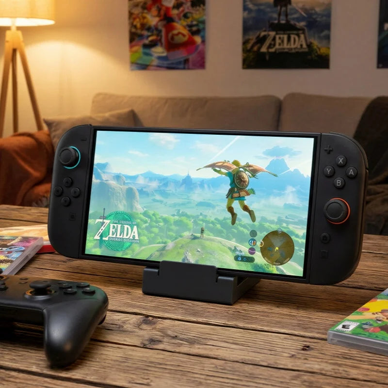 Switch OLED Metal Desktop Stand with Non-Slip Rubber Base