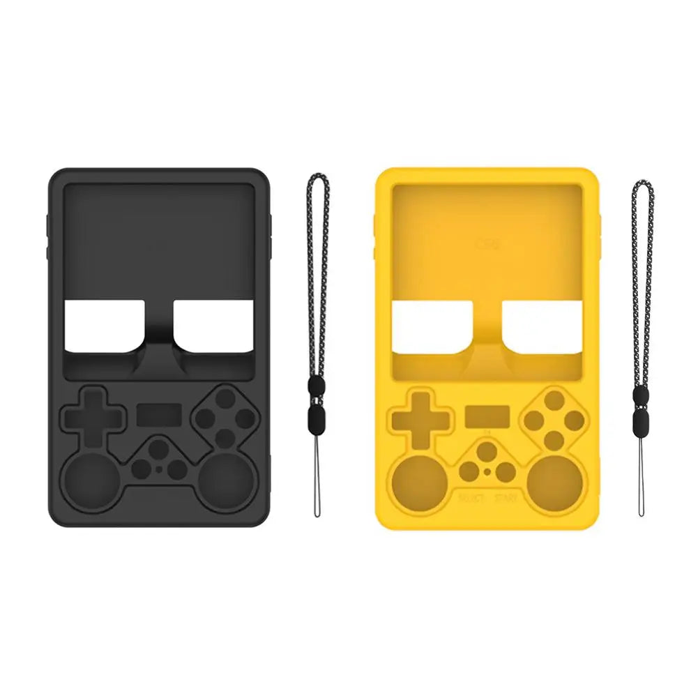 Black For R36S PLUS Open Source Handheld Game Console Silicone Protective Cover Dust-proof Drop-proof Storage Soft Shell