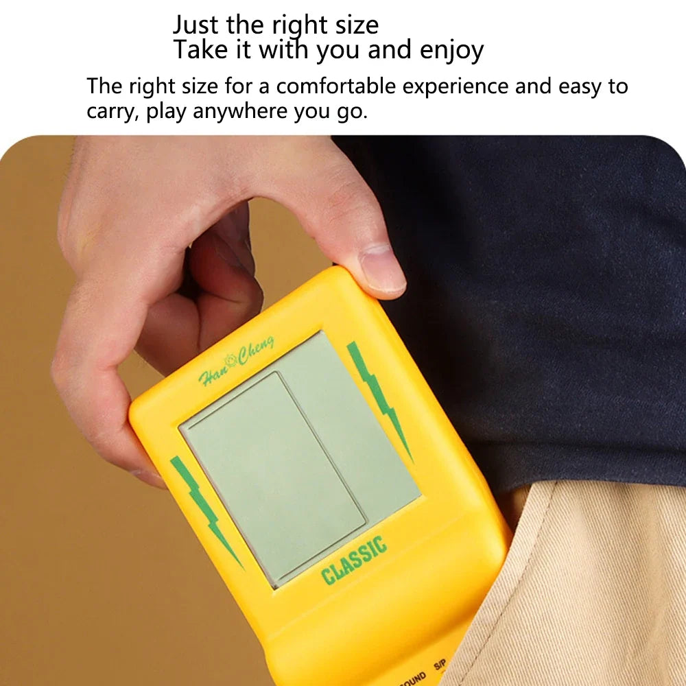 Large Screen Tetris Handheld Game Console, 3.5 Inch Retro
