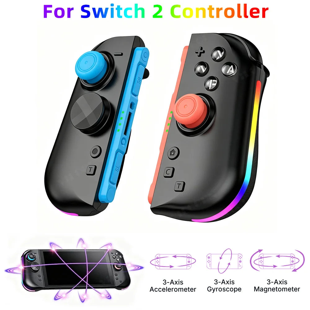 Wireless Controller for Switch 2 with Hall Effect Joysticks