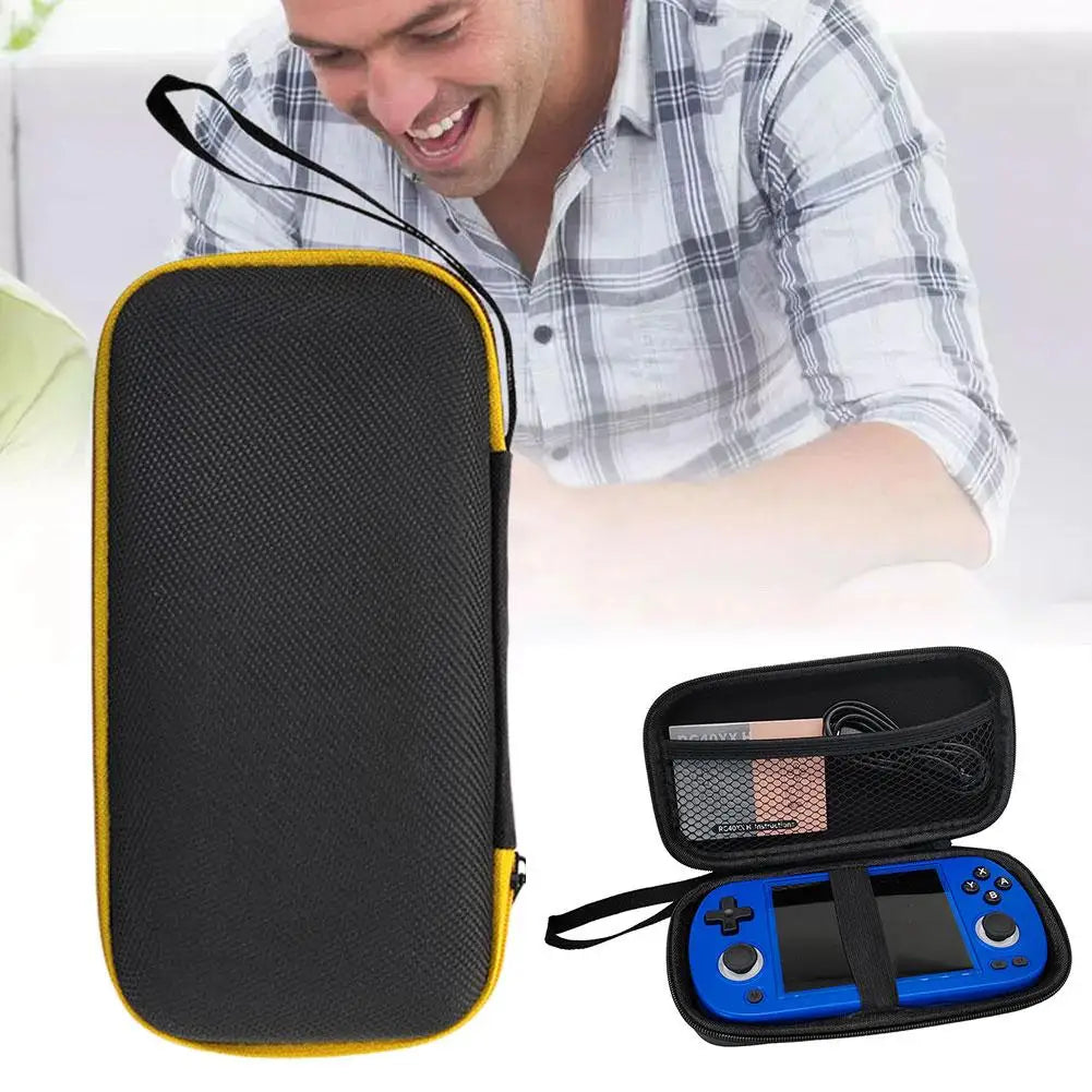 Portable Black Case For ANBERNIC RG405M RG40XX H Series Game Consoles Shockproof Travel Protective Case Y1E9