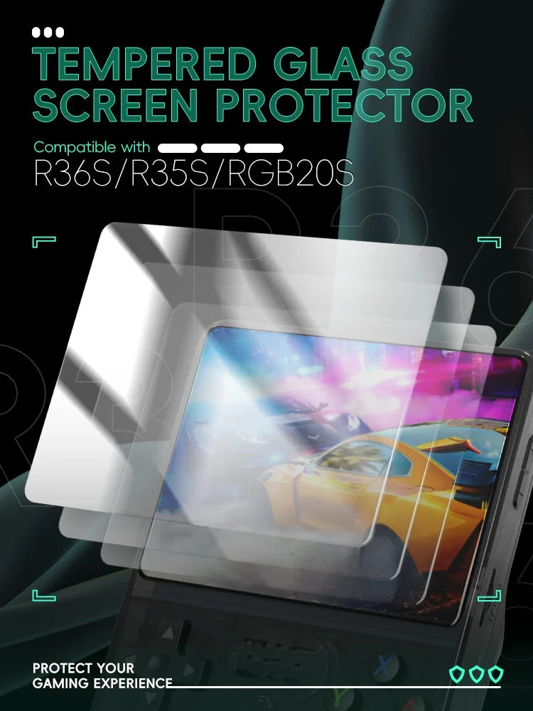 DATA FROG R36S/R35S Tempered Glass Screen Protector, RGB20S
