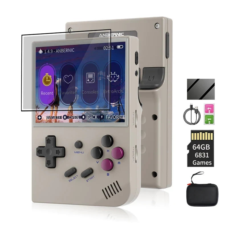 Anbernic RG35XX Handheld Console 3.5 Inch IPS GarlicOS 2600mAh