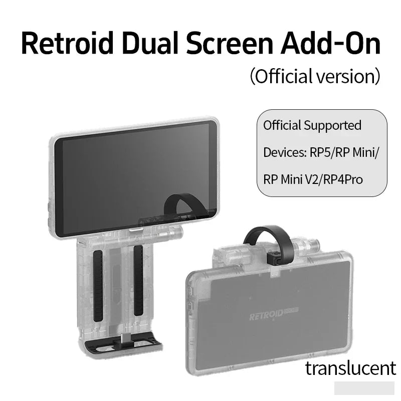 Retroid Pocket 4 Pro Dual Screen Add-on, 5.5-inch OLED Back Clip