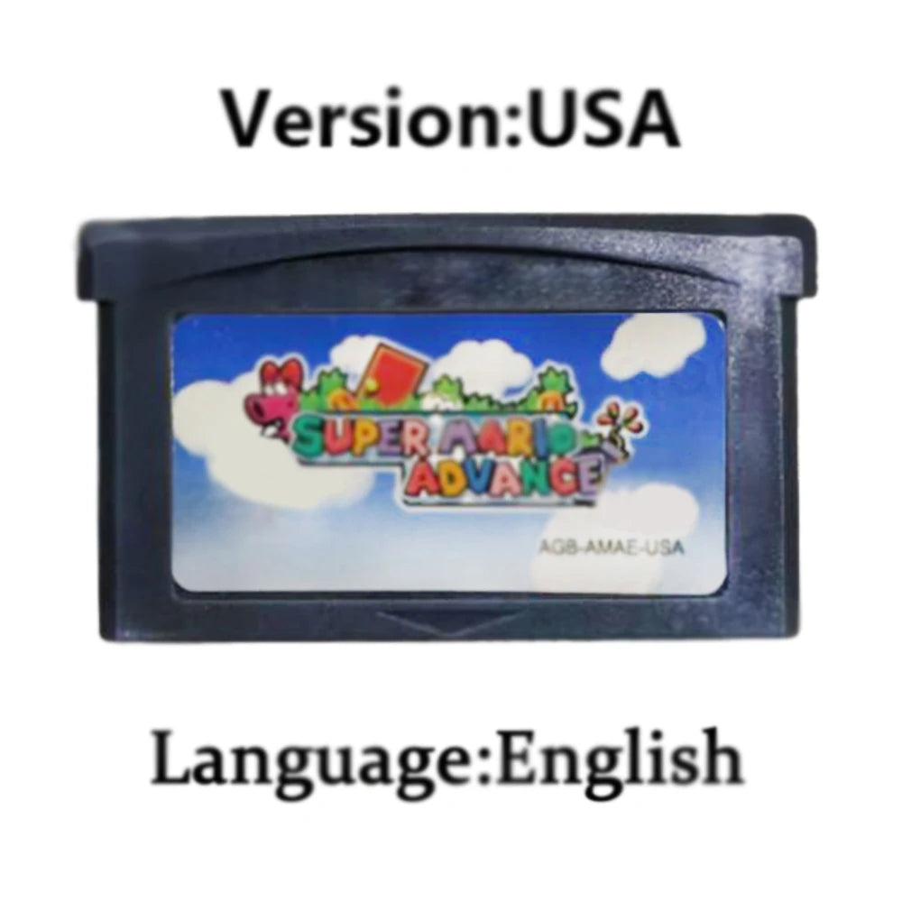 EUR Version GBA Game Cartridge 32 Bit Video Game Console Card Series Super  Wario Land4