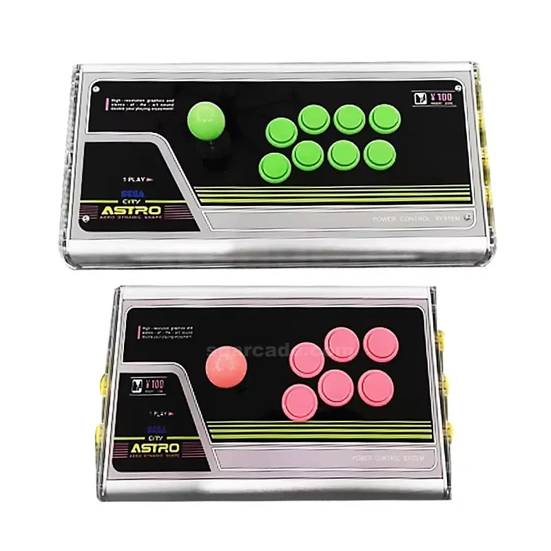 All-Button Hitbox-Style Arcade Fight Stick with Suction Cups