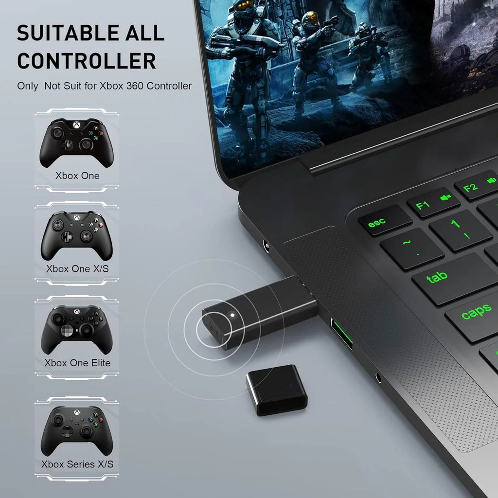 USB Wireless Adapter for Xbox One Controllers on Windows PC