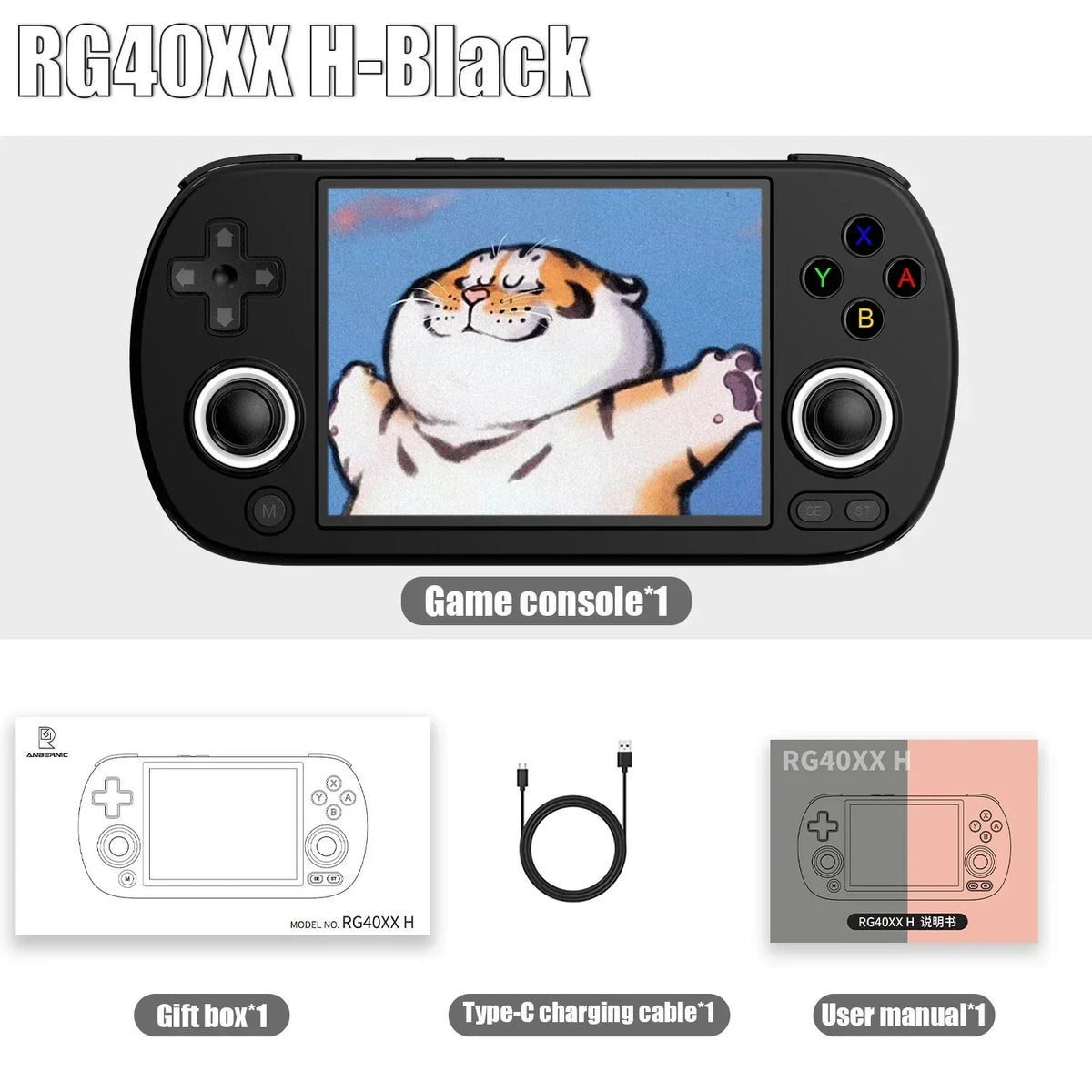 ANBERNIC RG40XX H Retro Handheld Console 4-Inch IPS Linux