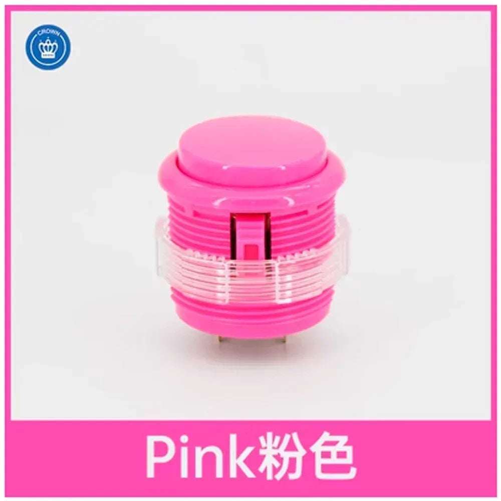 Original Korean CROWN 30mm Silent 203-S Push Button Arcade Cherry Switch DIY Joystick PC PS3 XBOX HITBOX Fighting Tekken Game