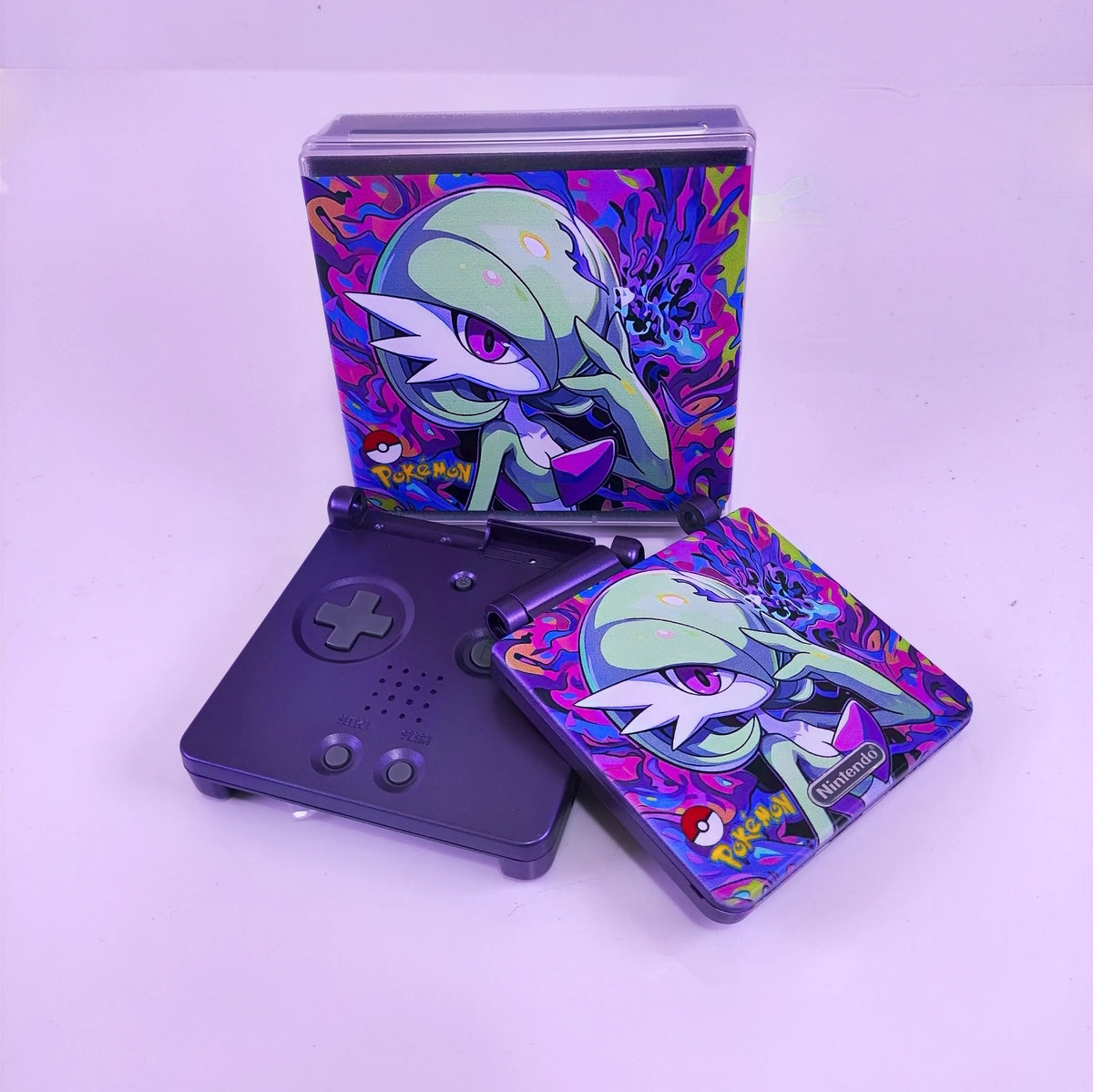 GBA SP Color Printed Replacement Shell, Creative DIY Housing