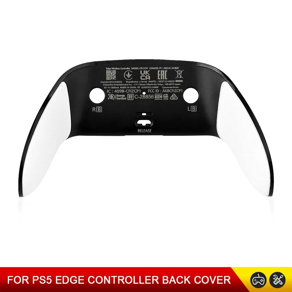 Replacement Back Case For PS5 DSE Controller Housing Back Shell Compatible with PS5 Edge Controller Non-Slip Cover