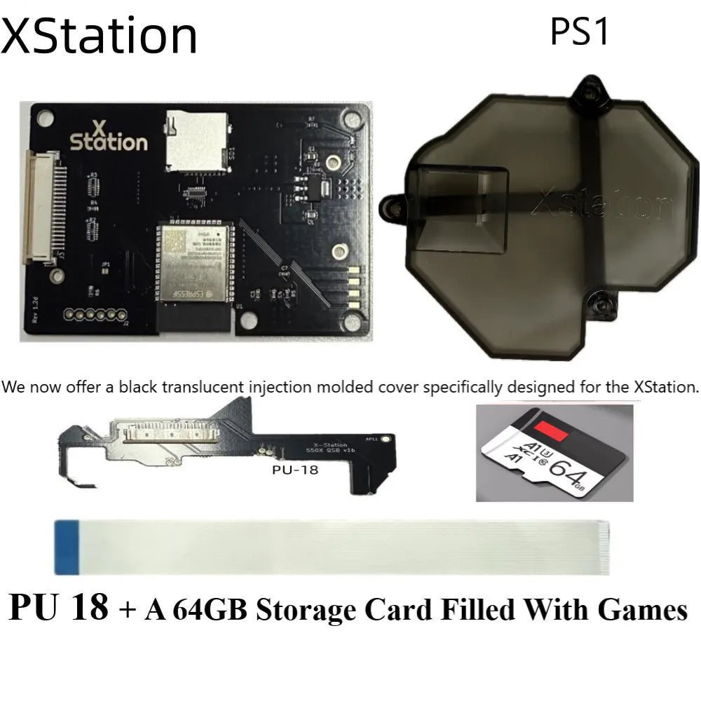 XStation Optical Discdrive Emulator PS1 Game Console ODE XSTATION PICOSTATION For PlayStation PSone PS2 PS3 PS4 Modular Chip