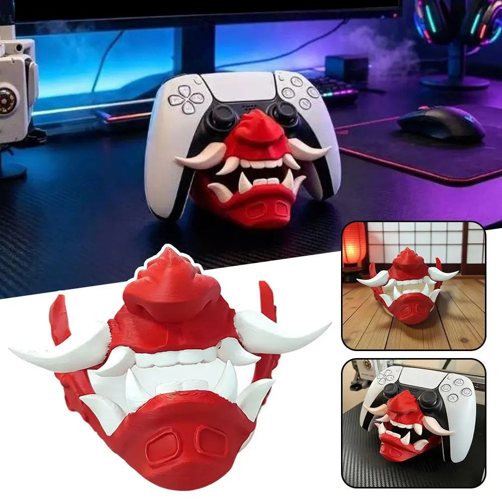 PS5 Controller Oni Demon Mask 3D-Printed Display Stand