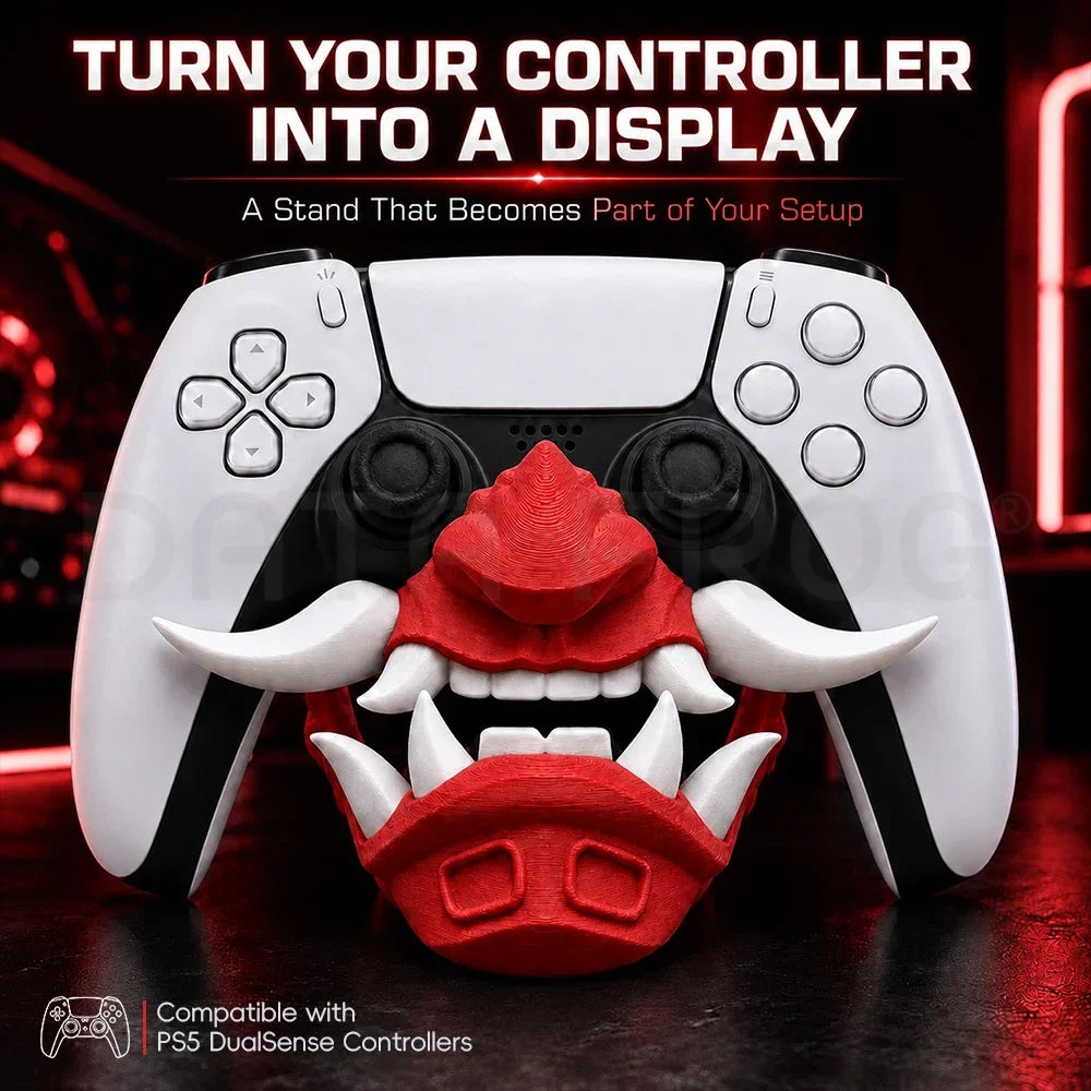 DATA FROG PS5 Controller Mount, Monster Skull Display Dock