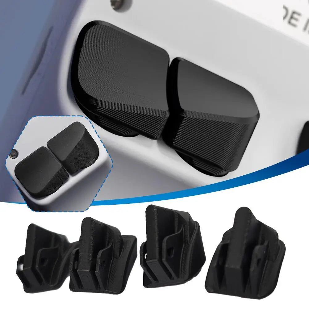 R36S Back Button Accessories, 4Pcs 3D Printed Black Plastic