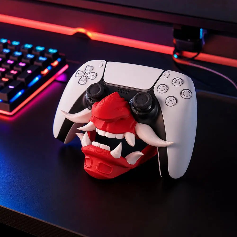 PS5 Controller Oni Demon Mask 3D-Printed Display Stand