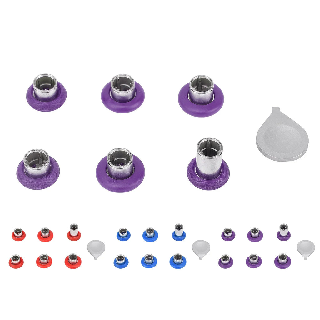 Game Controller Thumb Grip Interchangeable Thumbstick Rubber and Stainless Steel Game Controller Thumbstick for Elite Series 2
