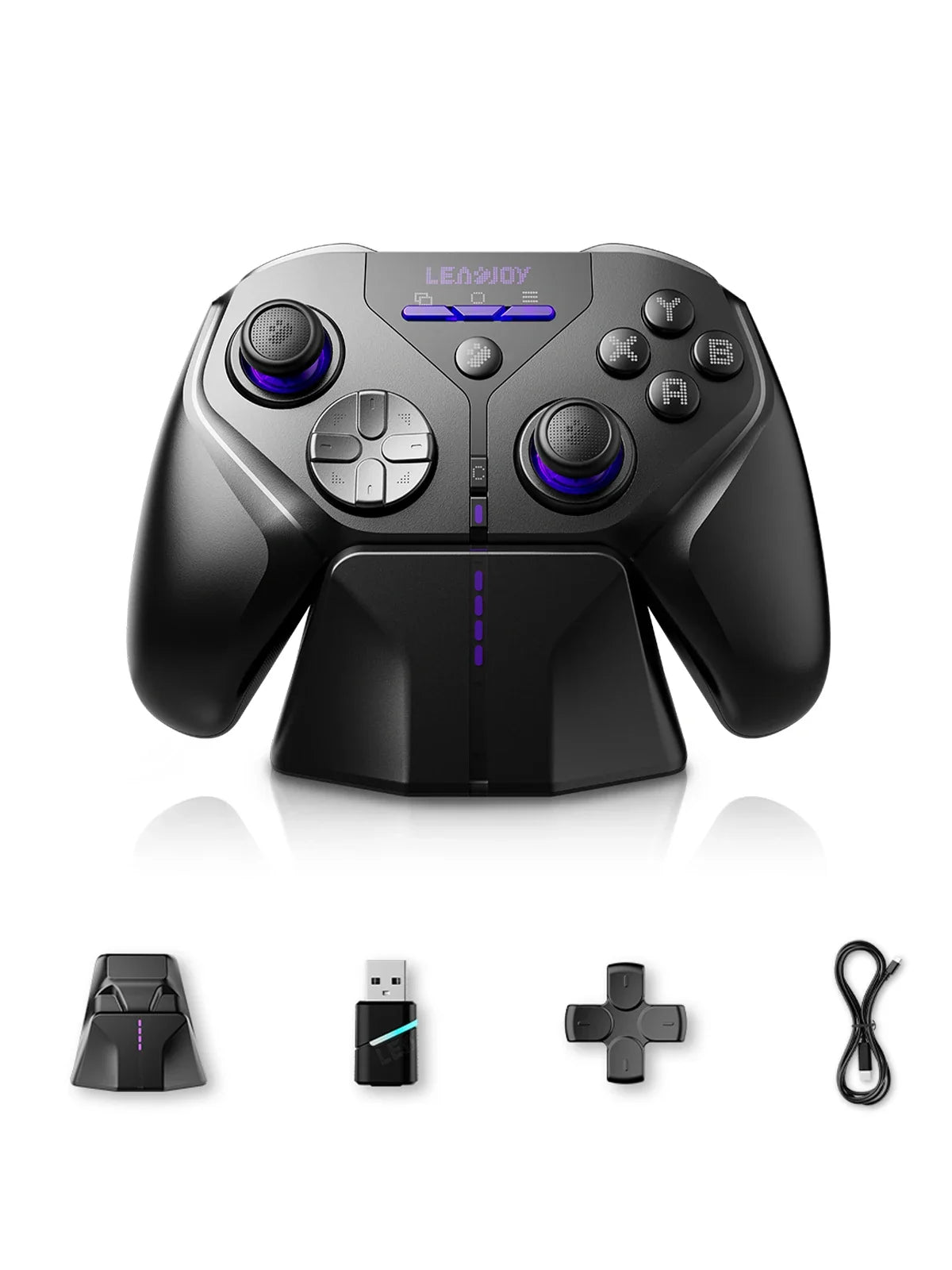Leadjoy Xeno Plus Wireless Controller - TMR Sticks, Hall and Micro Switch Triggers, for PC, iOS, Android, Nintendo Switch 1/2