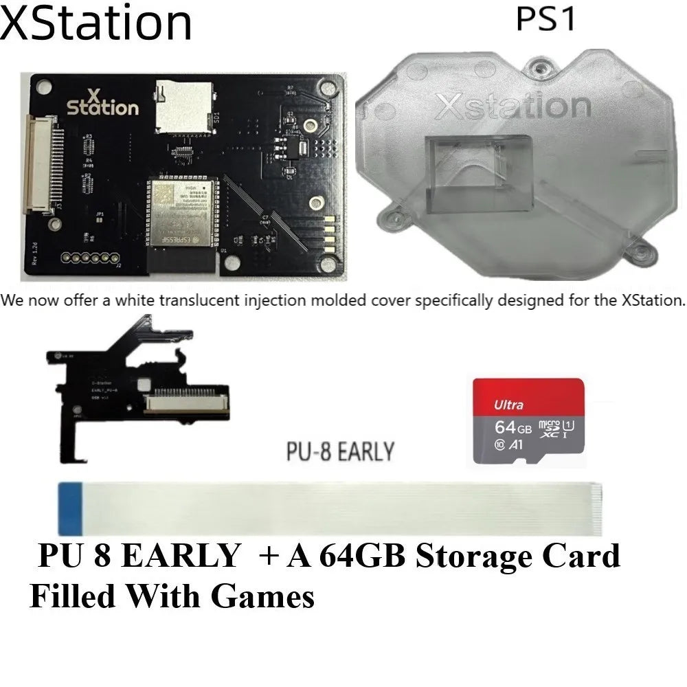 XStation Optical Discdrive Emulator PS1 Game Console ODE XSTATION PICOSTATION For PlayStation PSone PS2 PS3 PS4 Modular Chip