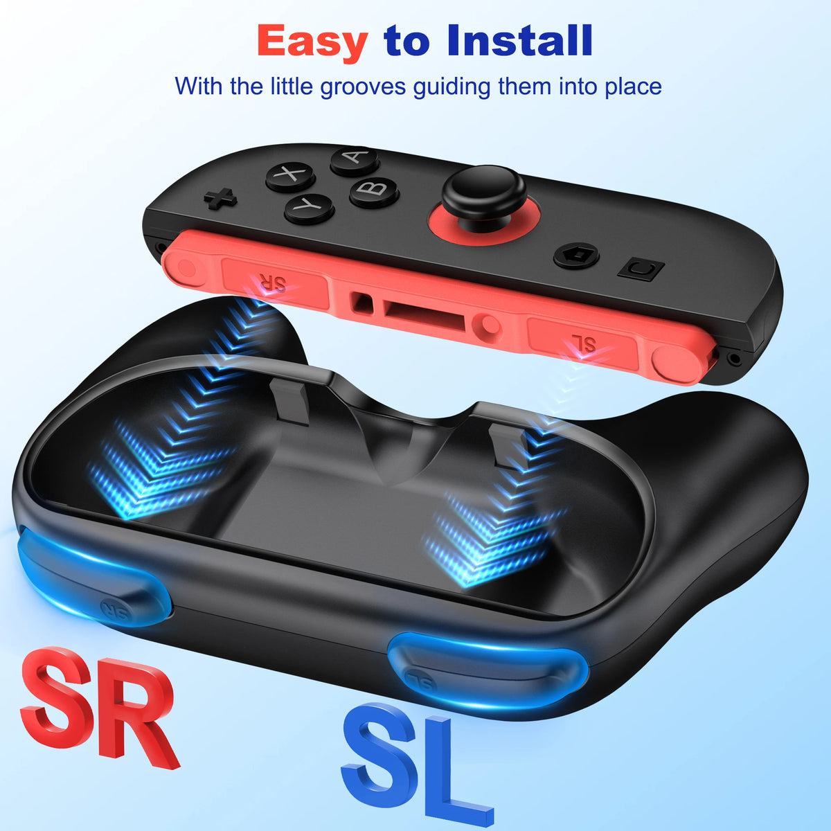 Joy-Con Hand Grip for Nintendo Switch 2 Controller Comfort