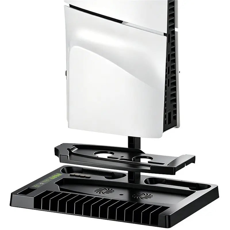 PS5 Cooling Stand with Dual Fans, Charger and Storage Rack